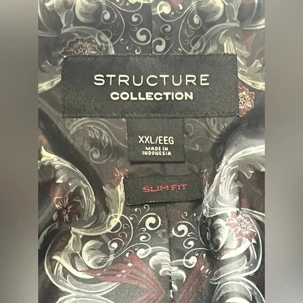 Structure Collection | Black Velvet Blazer